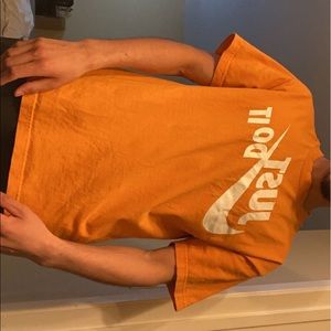 Orange Nike t shirt